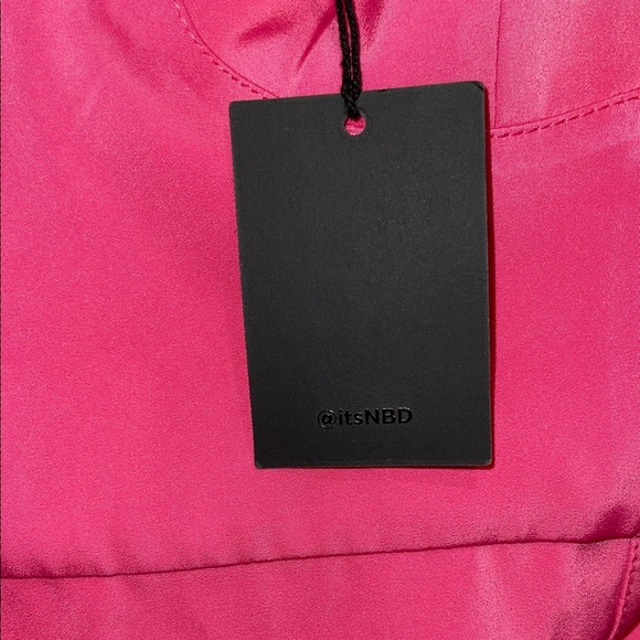 NBD Monterey Cypress Fuchsia Mini Dress L - Picture 5 of 7